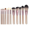 Custom Man-Made Fiber Pink Luxury Makeup Brushes Set